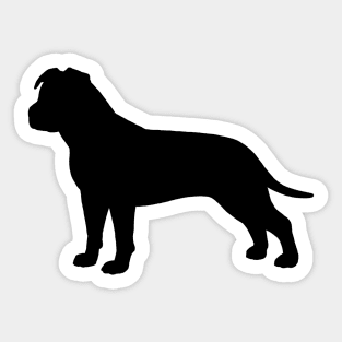 American Staffordshire Terrier AmStaff Silhouette Sticker